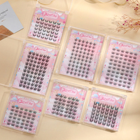 WingStar Faux cils segmentés grande capacité, synthétiques, sans cruauté, pour maquillage quotidien, vente en gros pour salons de beauté