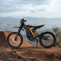 Moto électrique tout-terrain rapide 72V 10000W, directement de l'usine, vitesse maximale