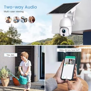 UBox 5MP 10X Zoom 4G Sim Card Solar Camera 5MP Wireless Ptz GSM Solar Outdoor Camera Security CCTV <strong>System</strong> - Product Image 6