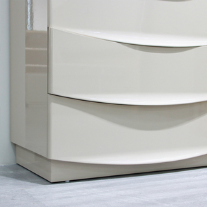 Free Standing Modern Design Bedroom Furniture Solid Wooden Dresser Table Organizer <b>Storage</b> Unit Cabinet White <b>Chest</b> of Drawers - Product Image 5