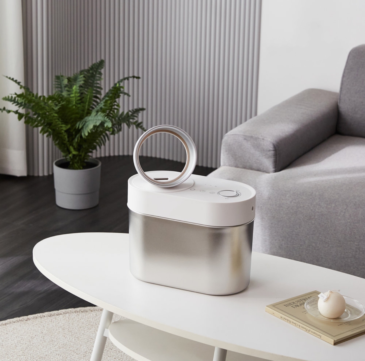 2026 New Arrival 4L Large Capacity Smart Electric Humidifier Remote Control Stainless Steel for Hotel Aromatherapy-1 Year