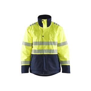 BLAKLADER - 451715343389XL Veste d'hiver Multinorm Hi-vis Jaune/Bleu marine-EAN 7330509823378 WORKWEAR RÉSISTANT AUX FLAMMES - Product Image 1