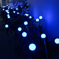 Éclairage de jardin extérieur, prise de terre 45 mm, contrôle DMX, prise de terre, ampoule à pixels RGB