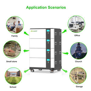 48V 51.2V 300Ahリチウム電池 家庭用蓄電池 積み重ね可能なソーラーバッテリー 15KWH 30KWH 45KWH 60KWH 欧州在庫あり - Product Image 1