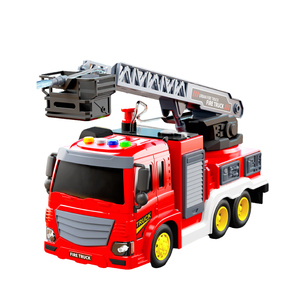 <span class=keywords><strong>Camion</strong></span> de pompiers en plastique Lucky Toys avec musique et interrupteur sonore <span class=keywords><strong>pour</strong></span> l'étude sonore – Jouet de sauvetage <span class=keywords><strong>pour</strong></span> enfants - Product Image 1