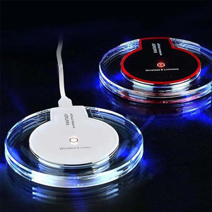 <span class=keywords><strong>Chargeur</strong></span> sans fil ultra-fin rapide pour Samsung S24 S23 <span class=keywords><strong>S22</strong></span> iPhone 16 15 14 13 Pro Max, station de charge à <span class=keywords><strong>induction</strong></span> sans fil - Product Image 2