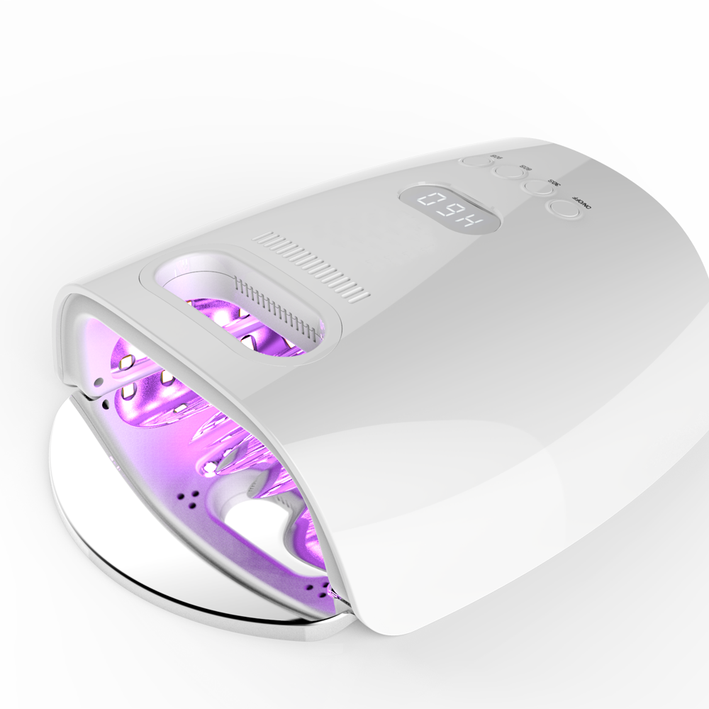 White shell white inside chromed plate