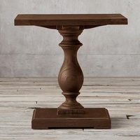 Table basse carrée MONASTERY de haute qualité, en bois massif, de style traditionnel et écologique, pour salon, fabrication OEM.