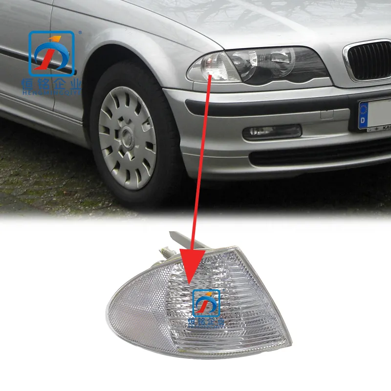 E46 לבן מול פינת אור תור מחוון עבור BMW 3 סדרת E46 1999-2001 שנה