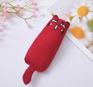 Catnip Cat Toy Plush Cartoon <strong>Kitten</strong> Chew Toy Soft Bite-Resistant Interactive Teething Toy for Indoor Cats - Product Image 6