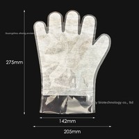 Masques pour les mains en gros en stock, en tissu non tissé PE, hydratants et nourrissants, sacs de masques jetables avec option intérieure.