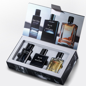 <span class=keywords><strong>Set</strong></span> regalo di <span class=keywords><strong>profumi</strong></span> da <span class=keywords><strong>uomo</strong></span> di alta qualità, confezione da 3 flaconi, fragranza a lunga durata, acqua di colonia fresca ed elegante, profumo arabo di Dubai. - Product Image 1