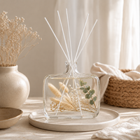 Diffuseur de parfum à bâtonnets ENO OEM ODM, logo personnalisé, huile parfumée longue durée pour la maison, emballage en bouteille de verre, fabricant