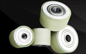 Rodillo de goma de <span class=keywords><strong>contrato</strong></span> de doble eje de poliuretano, tornillo de rodillo Antiestático de <span class=keywords><strong>alta</strong></span> temperatura, se puede personalizar, rodillo de goma - Product Image 5