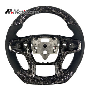 Volante Personalizado de Fibra de Carbono Forjado en Plata para Chevrolet Silverado 1500 RST LT Suburban Tahoe Blazer 2019-2024 - Product Image 1