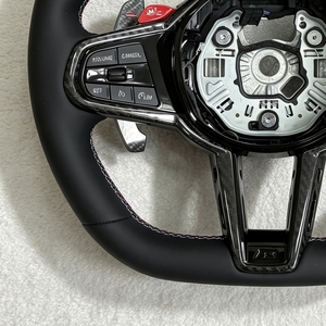 Volante Deportivo de Fibra de Carbono M Sport para <span class=keywords><strong>BMW</strong></span> M3 M4 M5 M6 X3 X4 X5 X6 X7 <span class=keywords><strong>X8</strong></span> G01 G05 G08 G12 G15 G20 G25 G30 G35 G80 G82 330i M340i - Product Image 6
