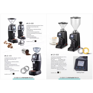 Molinillos de Café Comerciales Máquina <span class=keywords><strong>Molinillo</strong></span> de Granos de Café Manual Molinillos de Café Electrónicos <span class=keywords><strong>DF64</strong></span> - Product Image 6