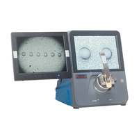 Dual Magnification Two Screens Small Rate Inspection Ceramic Edge Two Rates 200X/50X Together, Fiber Microscope