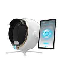Dermatoscope 3D 8 spectres Analyse de la peau Miroir intelligent Lampe à bois Scanner facial Analyseur de peau UV Machine Miroir Analyseur de peau