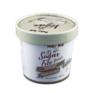 Tasse de crème glacée en papier de qualité alimentaire, Double PE biodégradable, papier artisanal, pompe à <span class=keywords><strong>lait</strong></span> <span class=keywords><strong>maternel</strong></span> gratuite, papier chocolat or, bonbons, yaourts - Product Image 1