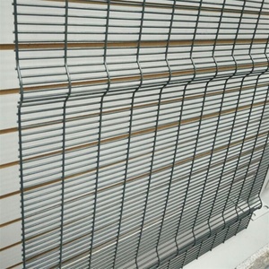 Valla de malla de alambre soldado de alta seguridad, pinchos antiescalada de pared, 358 - Product Image 6