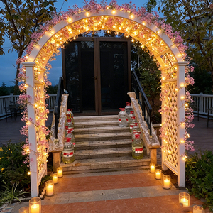 Enrejado <span class=keywords><strong>de</strong></span> seguridad para maracuyá, soporte <span class=keywords><strong>de</strong></span> aleación <span class=keywords><strong>de</strong></span> aluminio <span class=keywords><strong>de</strong></span> alta resistencia para plantas trepadoras <span class=keywords><strong>de</strong></span> rápido crecimiento en jardines tropicales - Product Image 3