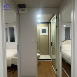 Casa Contenedor Expandible de Lujo de 2 Dormitorios, 20 pies/40 pies, Panel Sándwich de Acero, Villa Modular Prefabricada Contemporánea con Aislamiento - Product Image 5