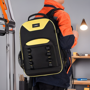 Mochila Portaherramientas Shuangmenger de Gran Capacidad, con Múltiples Compartimentos, Portátil, para Electricistas, para Reparaciones e Instalaciones - Product Image 2