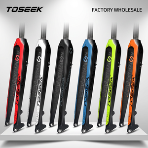 <span class=keywords><strong>Horquilla</strong></span> Delantera para Bicicleta de Montaña TOSEEK, Venta al Por Mayor de Fábrica, <span class=keywords><strong>Horquilla</strong></span> Rígida de Carbono Completo para <span class=keywords><strong>MTB</strong></span>, Freno de Disco, BMX 26/27.5/29 Pulgadas, 9mm - Product Image 1