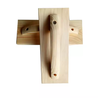 Truelle flottante en bois de qualité industrielle avec fonction carrée truelle de plâtrage avec manche en bois confortable