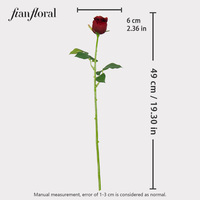 Handgemaakte hydraterende zijden roos, enkele tak, lange steel, rozen, bloemen, bulk, kunstmatig bladwerk, kerst, bruiloft, decoratie, huis