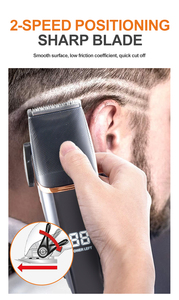 Cortadora de Pelo Inalámbrica Profesional con Pantalla LED, Recargable por USB, Recortadora de Pelo Eléctrica, Máquina de Cortar Pelo para Hombre - Product Image 6