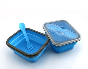 Food Storage <strong>Containers</strong> With Lids Silicone Collapsible BPA Free Lunch Box Airtight <strong>Vacuum</strong> <strong>Seal</strong> Freezer Microwavable - Product Image 6