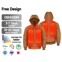 Veste chauffante pour homme haut de gamme, veste chauffante moderne, alimentée par USB, respirante, veste d'extérieur pour les voyages, poche intégrée