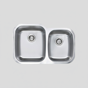 [BAEKJO] Évier sous plan moderne européen BD813 avec double cuve profonde et acier inoxydable de 1,2 mm d'épaisseur - Product Image 2