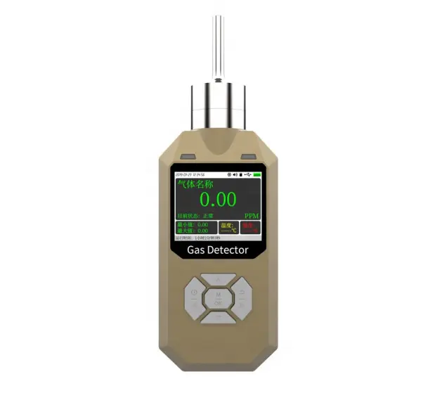 Pulitong hiển thị nhiệt độ và độ ẩm công nghiệp Gas Detector được xây dựng trong bơm đo lường thích hợp cho O2