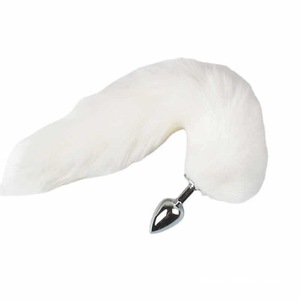 Tapón Anal de Cola de Zorro Grande de Acero Inoxidable, Juguete Sexual para Pasión en el Cuarto de Baño - Product Image 3