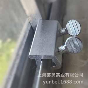 Aluminum Alloy <b>Window</b> <b>Lock</b> Round Handle Silver No Drill Easy Install For Sliding Door And <b>Window</b> <b>Security</b> Limit Switch - Product Image 2