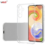 Étui de téléphone transparent en TPU avec coussin d'air, antichoc, miroir, protection anti-chute, adapté aux modèles A57 5G et S26