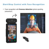 Système de sécurité MDVR 4 canaux avec écran tactile de 6,5 pouces, alarme de fatigue, DMS, BSD, 4G pour chariot élévateur