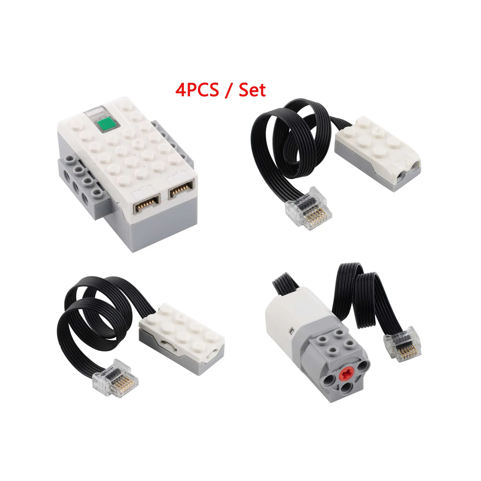 4Pcs/lot WeDo Upgraded Ver. Electric PF Parts fit for 45300 WeDo 2.0 Core Set 19071 Tilt / Motion Sensor