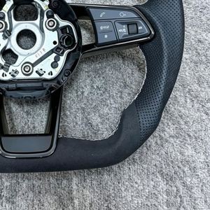 Volant sport en cuir perforé complet pour <span class=keywords><strong>Audi</strong></span> A3 8V A4 A5 A6 C6 A7 A8 C7 C8 A8 S3 <span class=keywords><strong>S4</strong></span> S5 S6 B8 Rs3 Rs5 Rs6 - Product Image 6