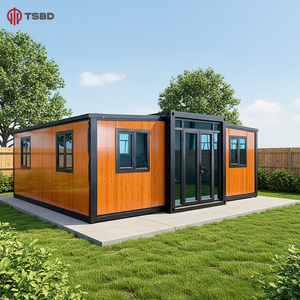 บ้านคอนเทนเนอร์แบบขยายได้ขนาด 20 ฟุต มาตรฐานสหรัฐอเมริกา สำหรับบ้านหลังขนาดเล็กในสวนหลังบ้าน บ้านสำเร็จรูป ห้องพักอาศัย บ้านพักแขก - Product Image 1