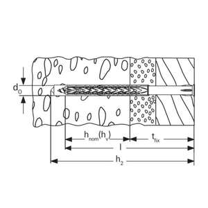 FISCHER - 539619 Cheville de fixation en nylon du cadre sans vis SXRL - EAN 4048962270686 ANCRES ANCRAGES MÉCANIQUES - Product Image 4