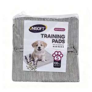 Meistverkaufte Aktivkohle-Hundetrainingsunterlage Urinabsorbierend Maßgefertigte Kohlenstoff-Welpenunterlagen Trainingsunterlagen für Hunde Einweg-Hunde-Pinkelmatte - Product Image 2