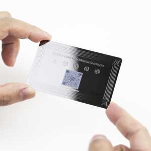 Rose Gold Metal RFID <b>Access</b> <b>Control</b> <b>Card</b> Metal Business <b>Card</b> with Laser Engraved - Product Image 2