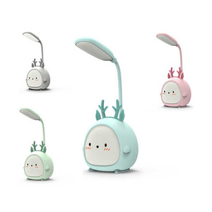 Cartoon Creative Learning Desk Led ricarica lampada per occhi asilo bambini Usb ricarica batteria Led mini luce notturna da tavolo - Product Image 3