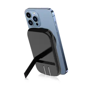 5000mAh All-In-One Magnetic Wireless Banque De Puissance With Kickstand