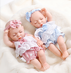 Poupée Reborn de 12 pouces en silicone et vinyle, corps entier, adorable poupée Reborn en silicone pour enfants - Product Image 1