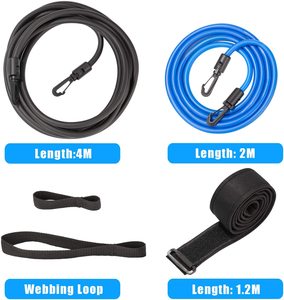 <span class=keywords><strong>Pour</strong></span> Offres Spéciales TPE natation résistance ceinture natation entraînement bandes d'exercice <span class=keywords><strong>Traction</strong></span> laisse corde piscine accessoire - Product Image 3